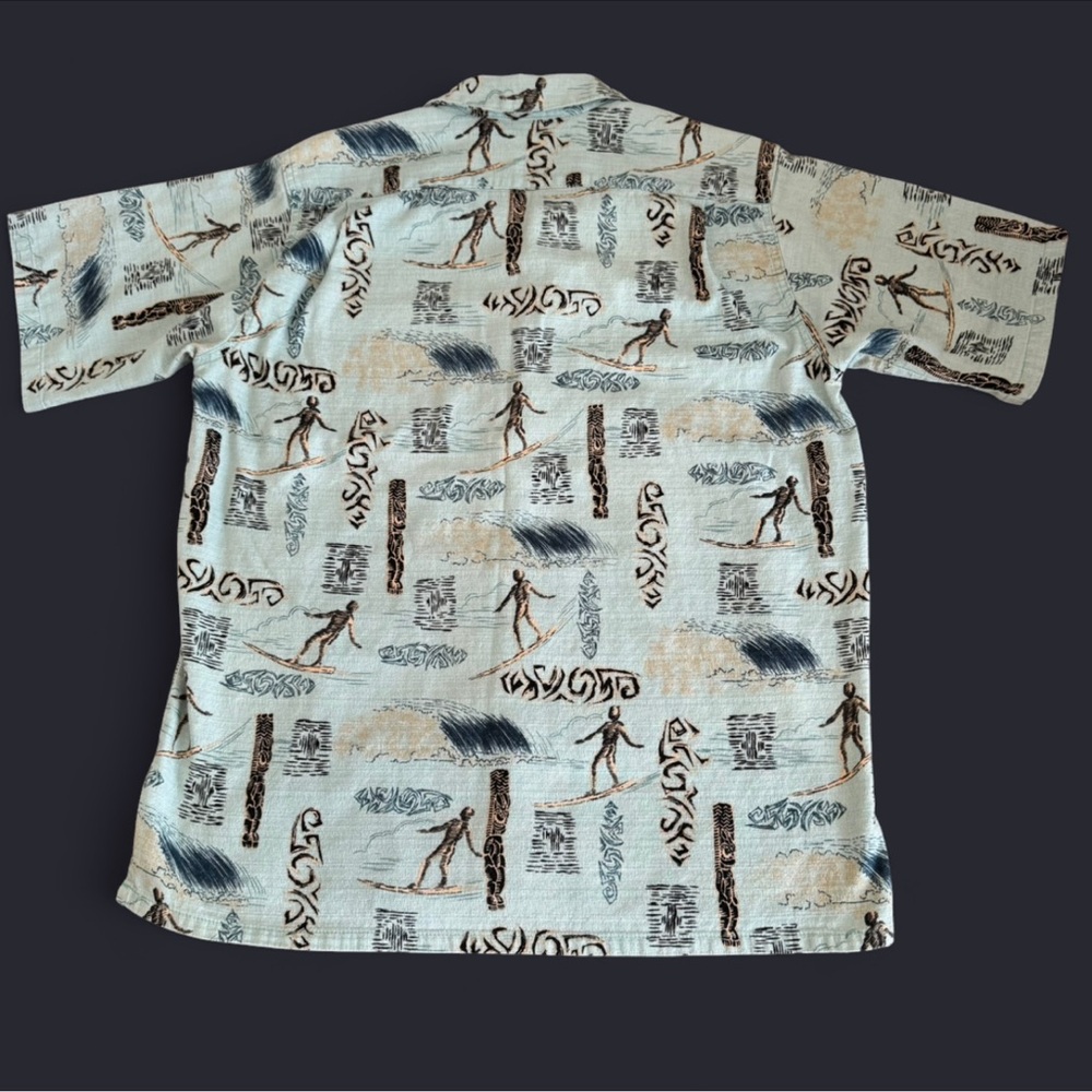 Go Barefoot Men’s Vintage Hobie Hawaiian-style shirt Size M - Picture 3 of 5